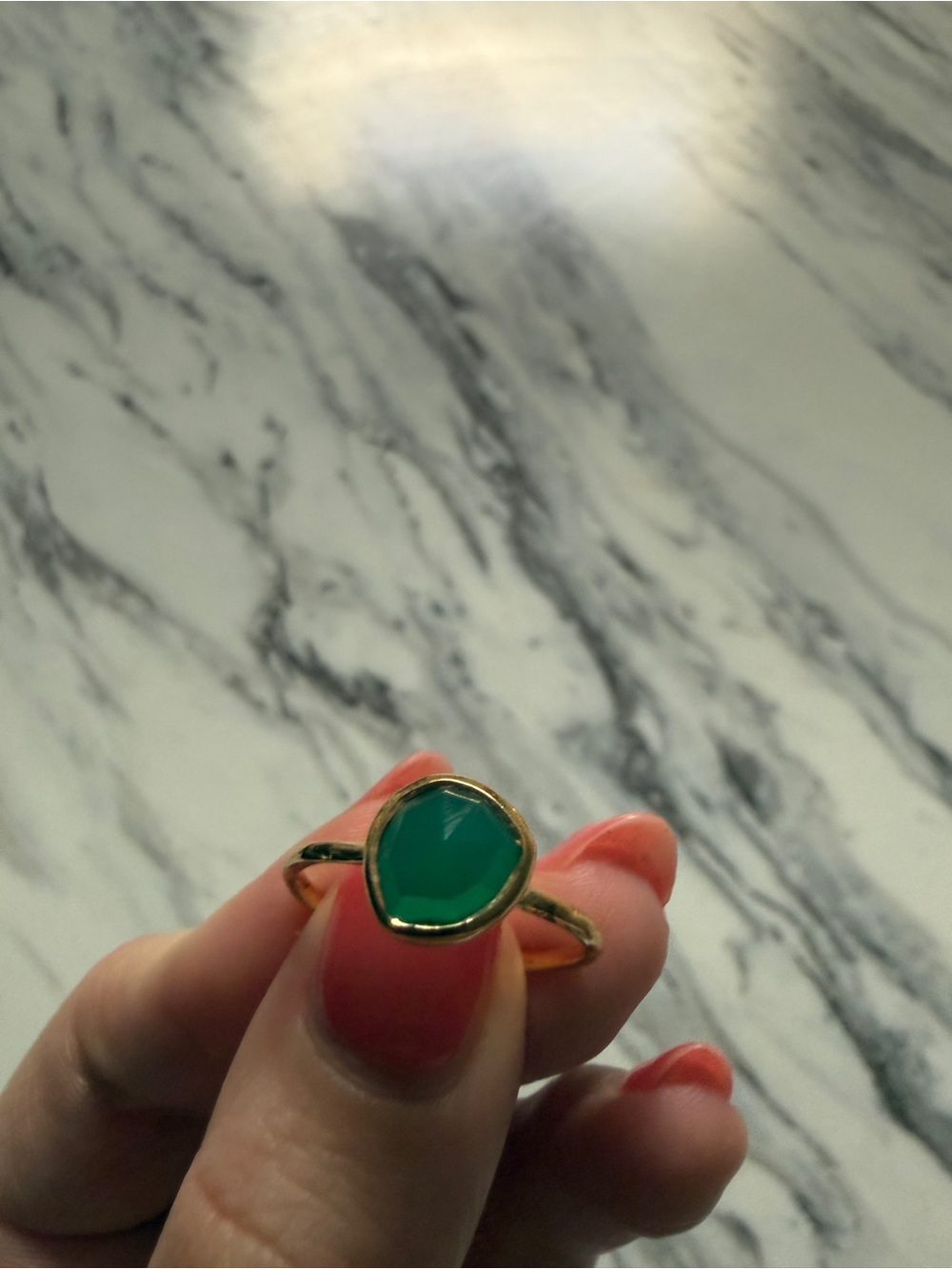 MONICA VINADER Gold Siren Ring